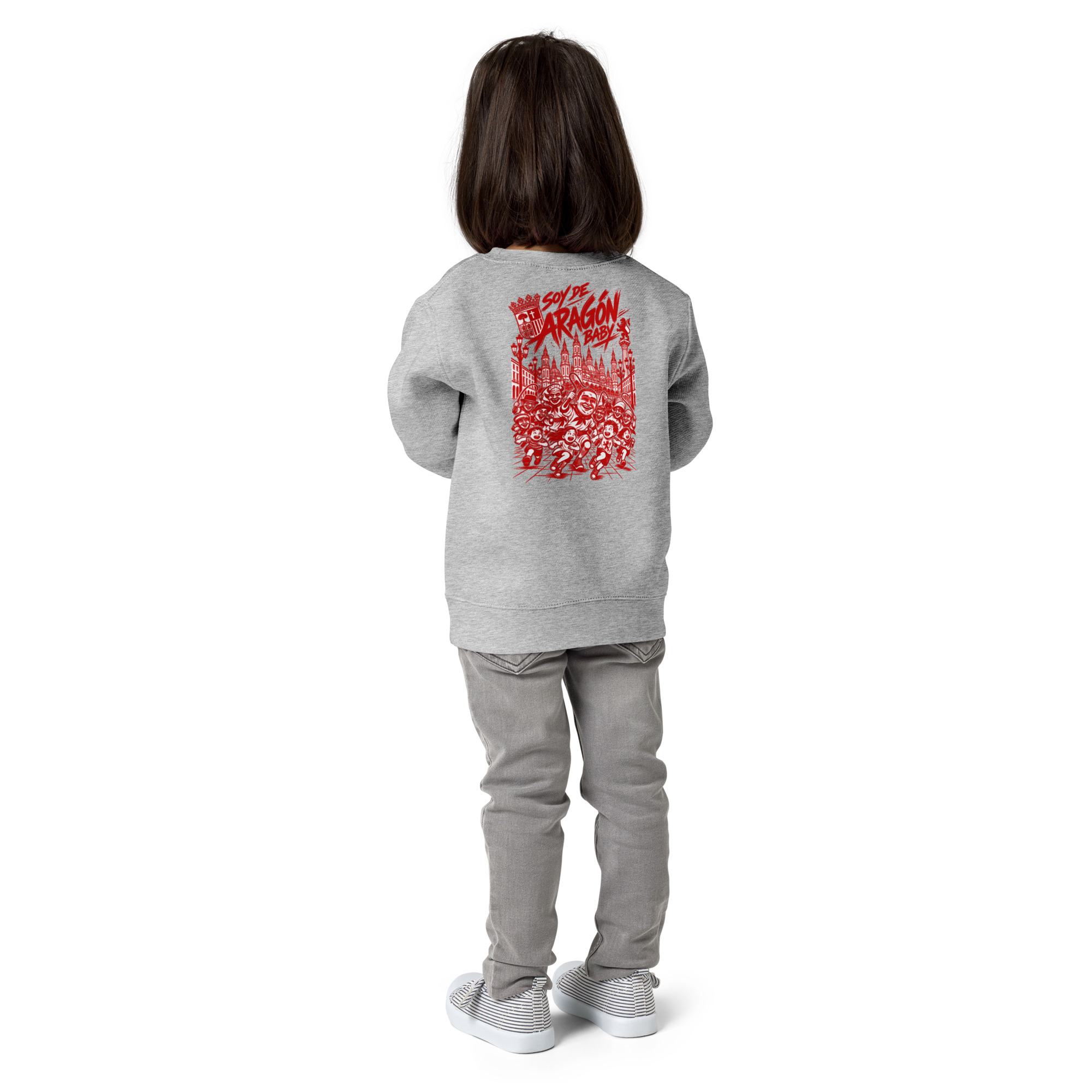 Sudadera de cuello redondo para niño