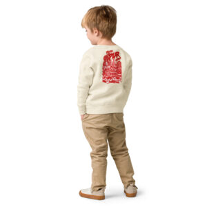 Sudadera de cuello redondo para niño