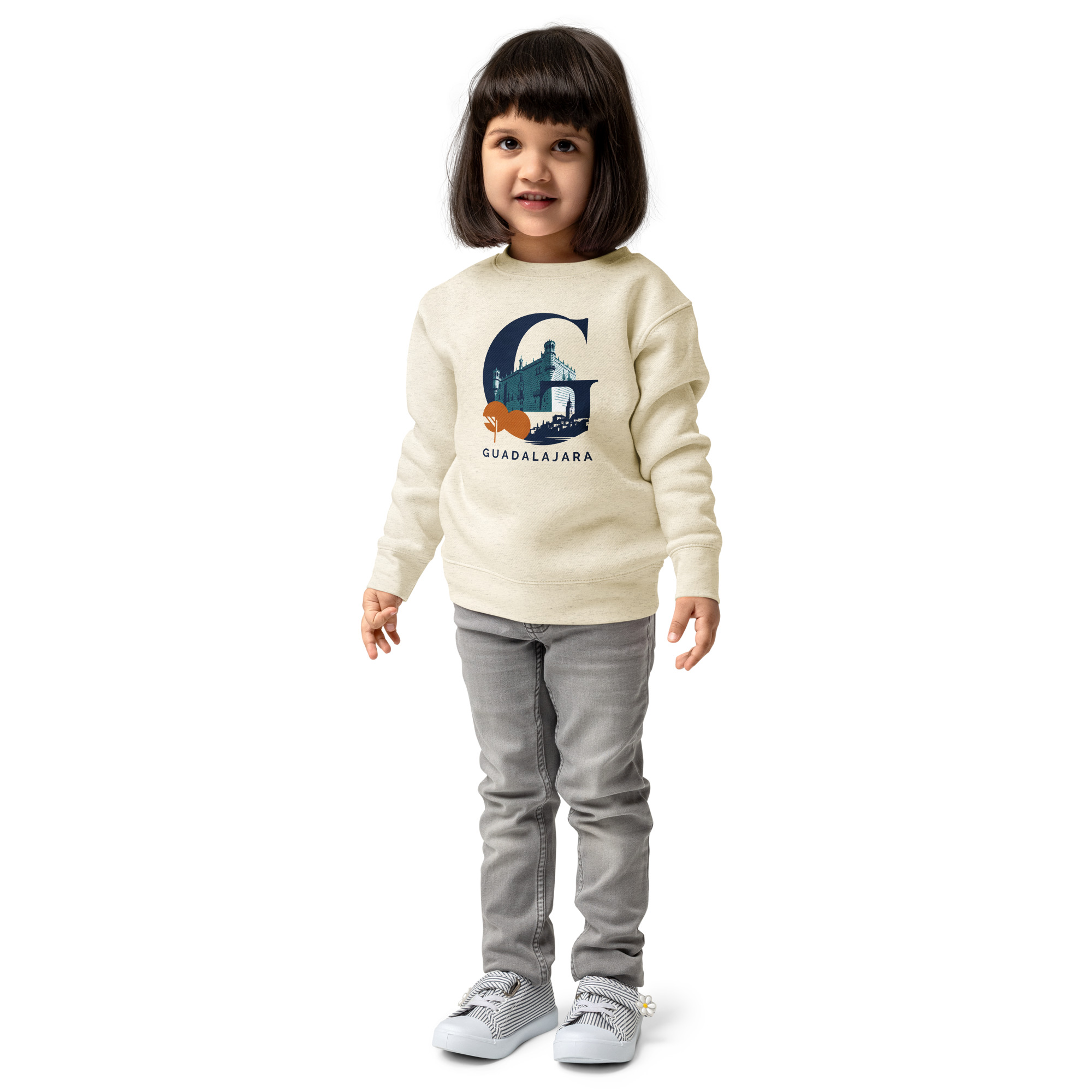 Sudadera de cuello redondo para niño