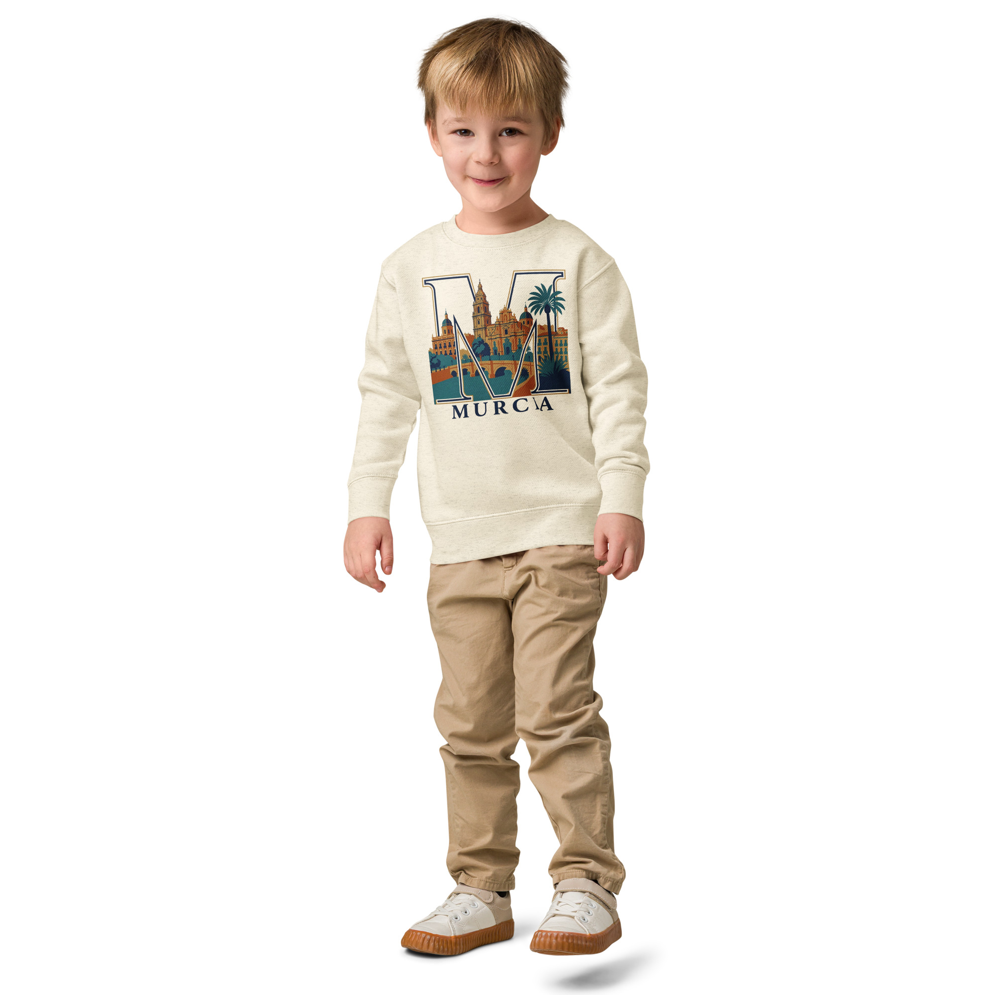 Sudadera de cuello redondo para niño