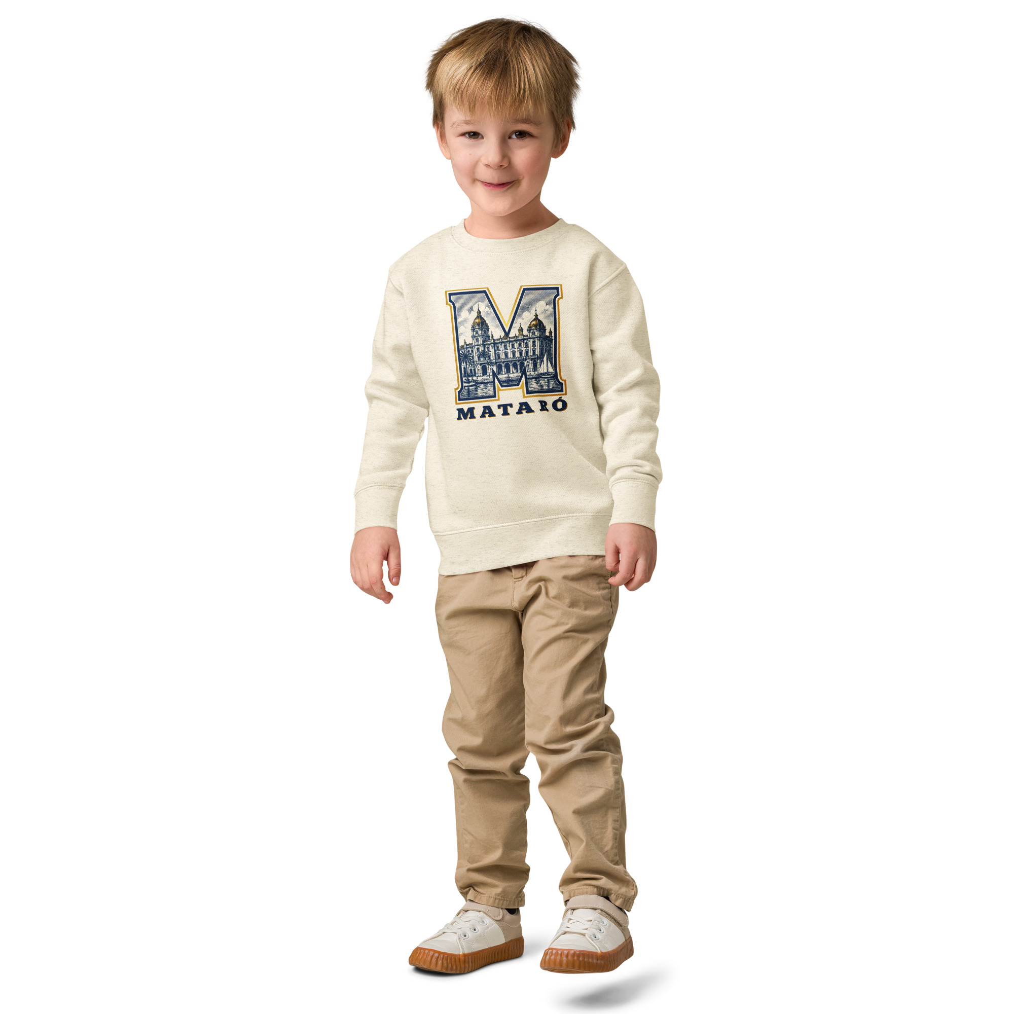 Sudadera de cuello redondo para niño - Imagen 2