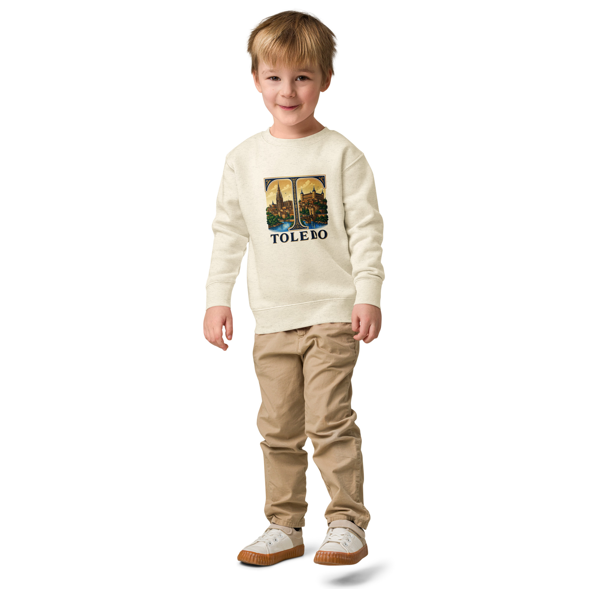 Sudadera de cuello redondo para niño - Imagen 3