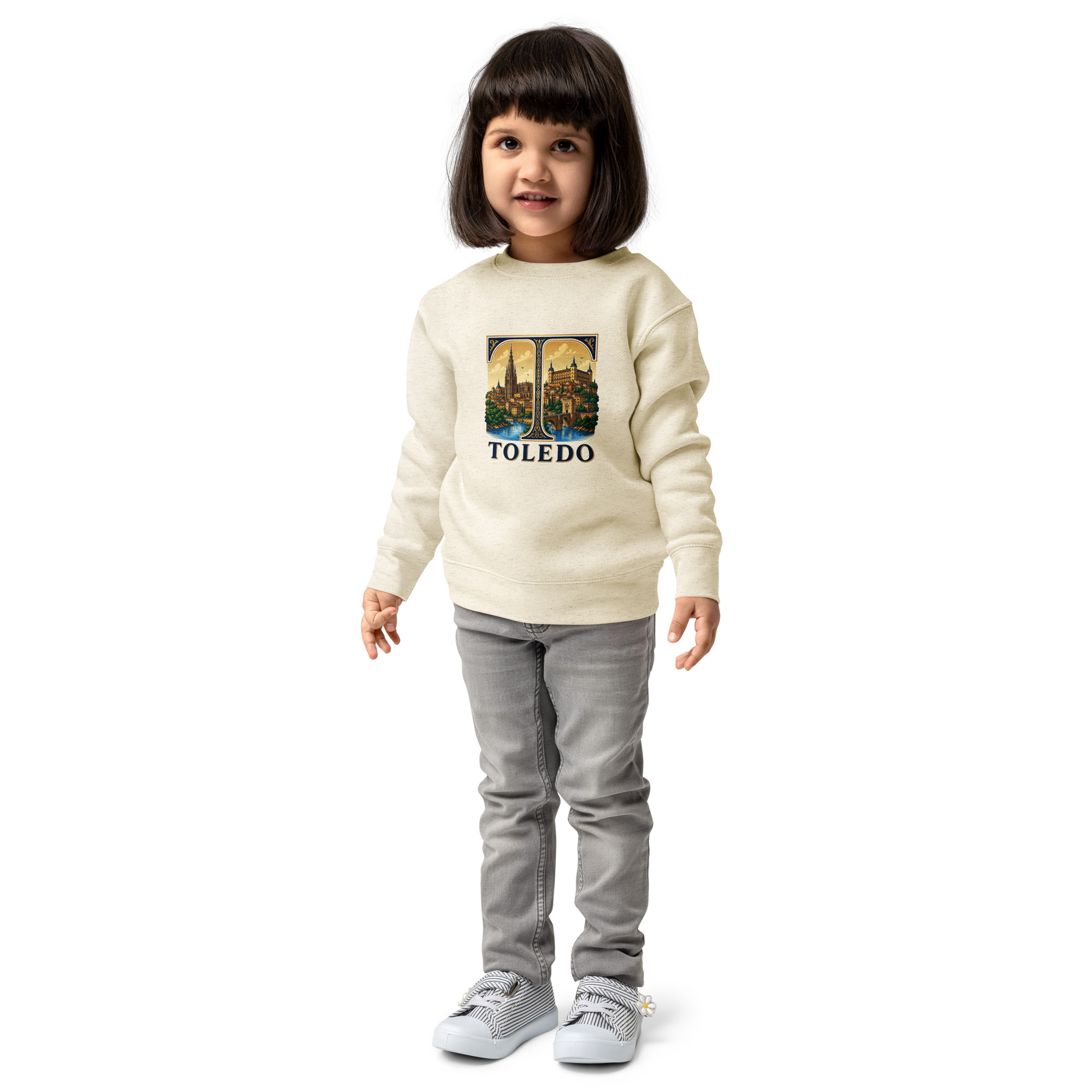 Sudadera de cuello redondo para niño