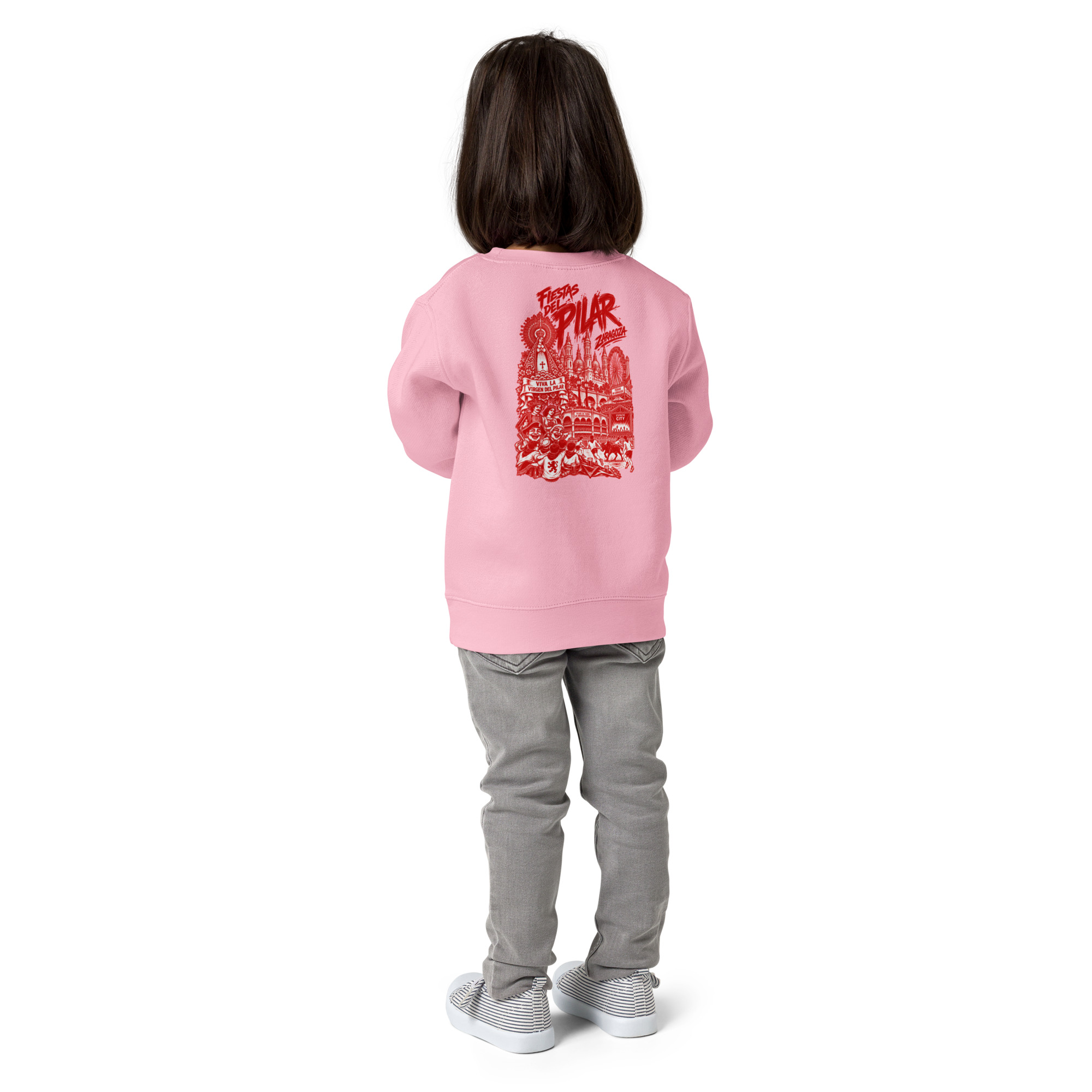 Sudadera de cuello redondo para niño