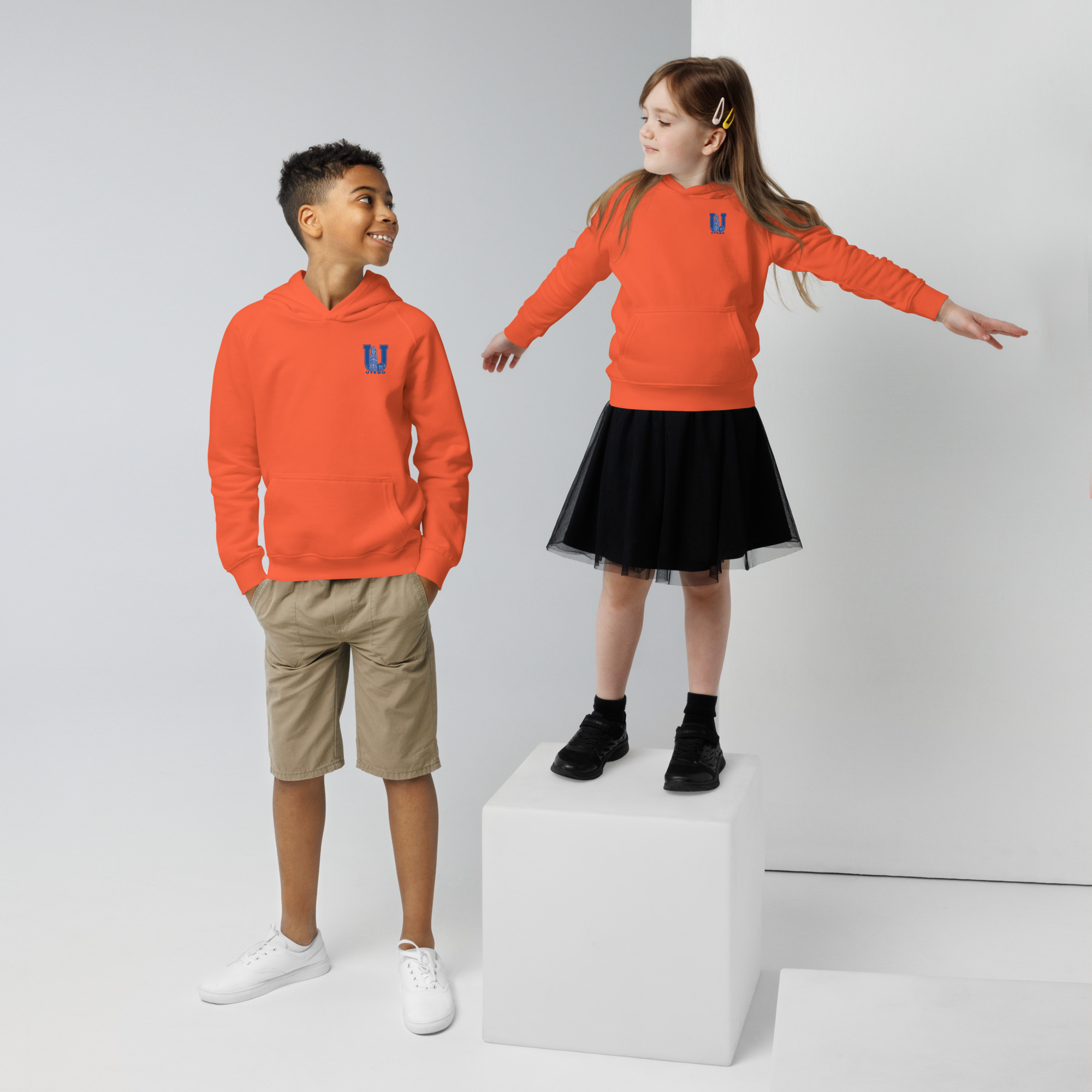 Sudadera con capucha eco niño
