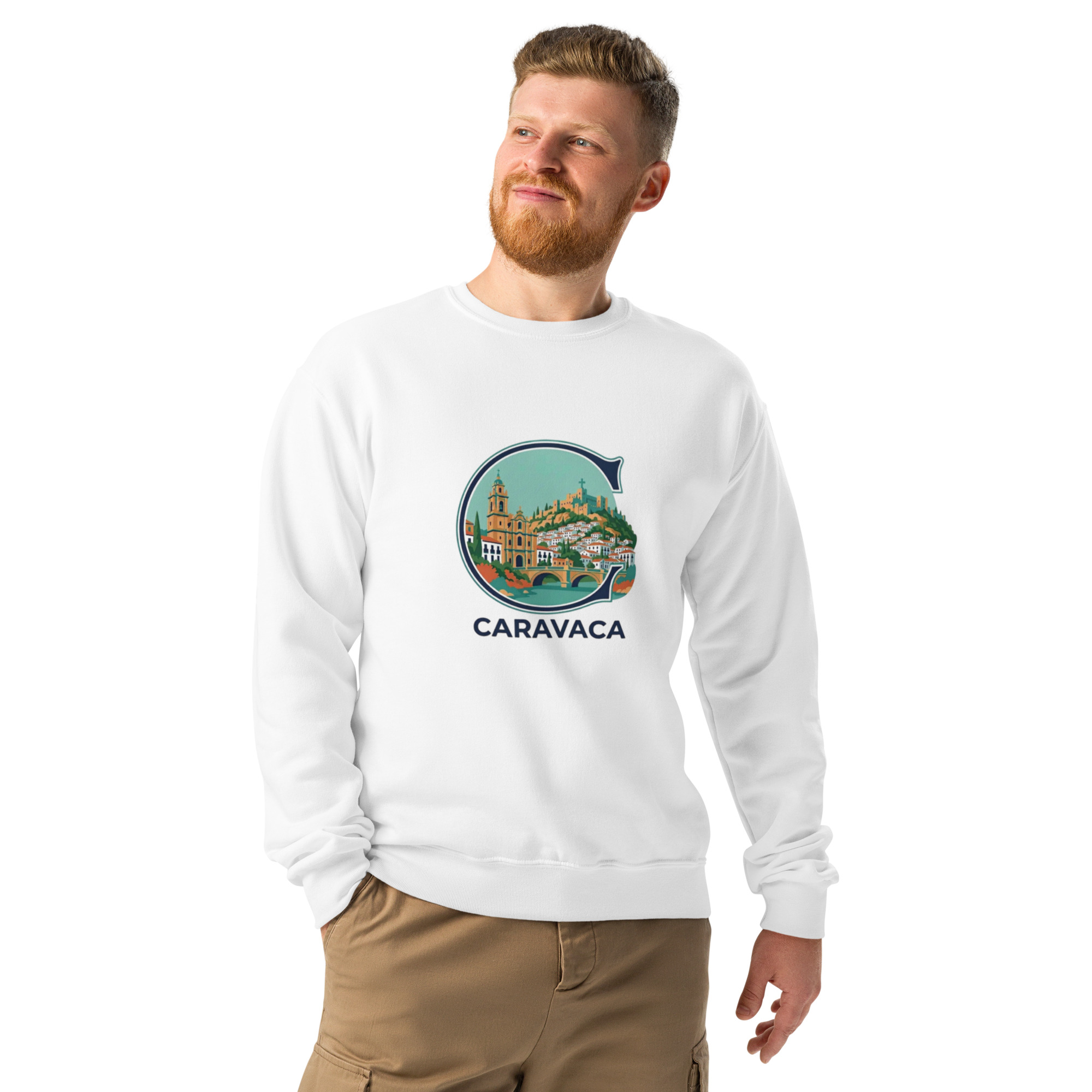 Sudadera cuello redondo