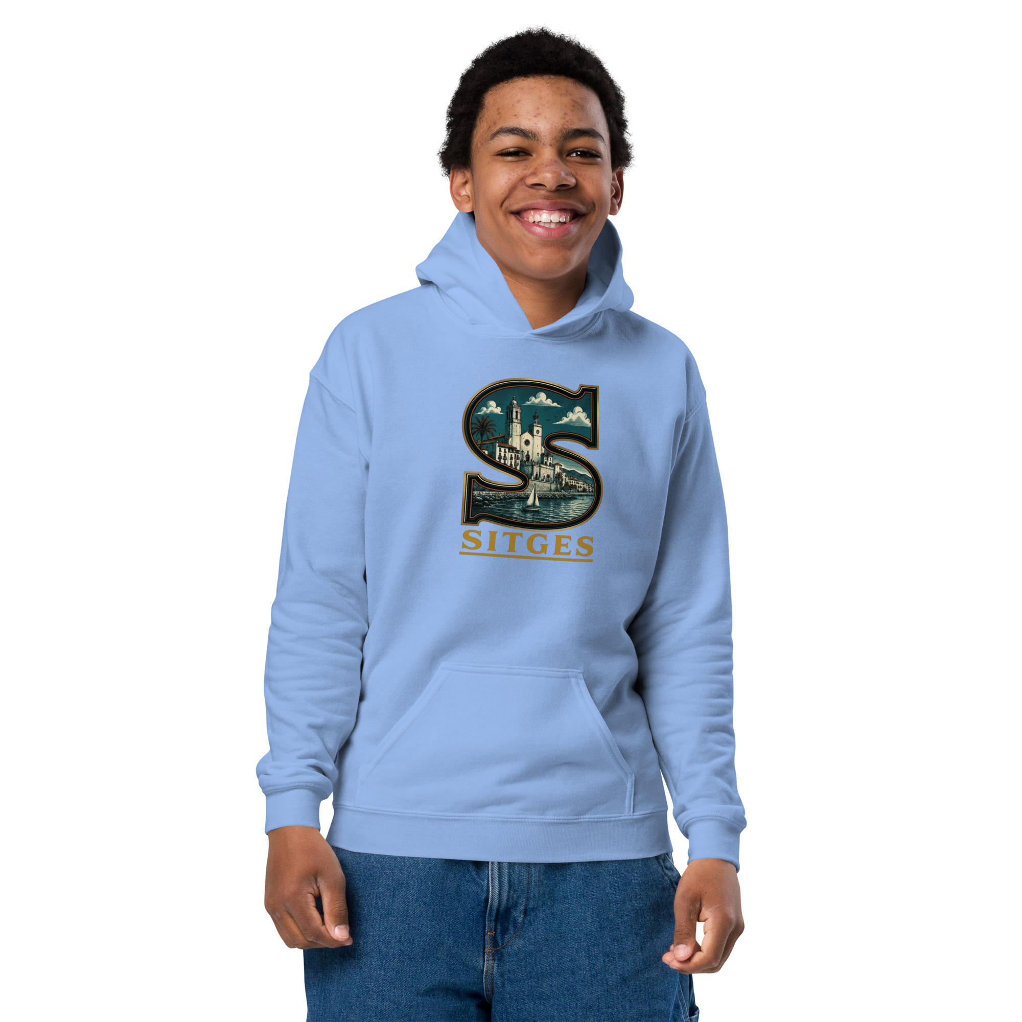 Sudadera gruesa con capucha para niño