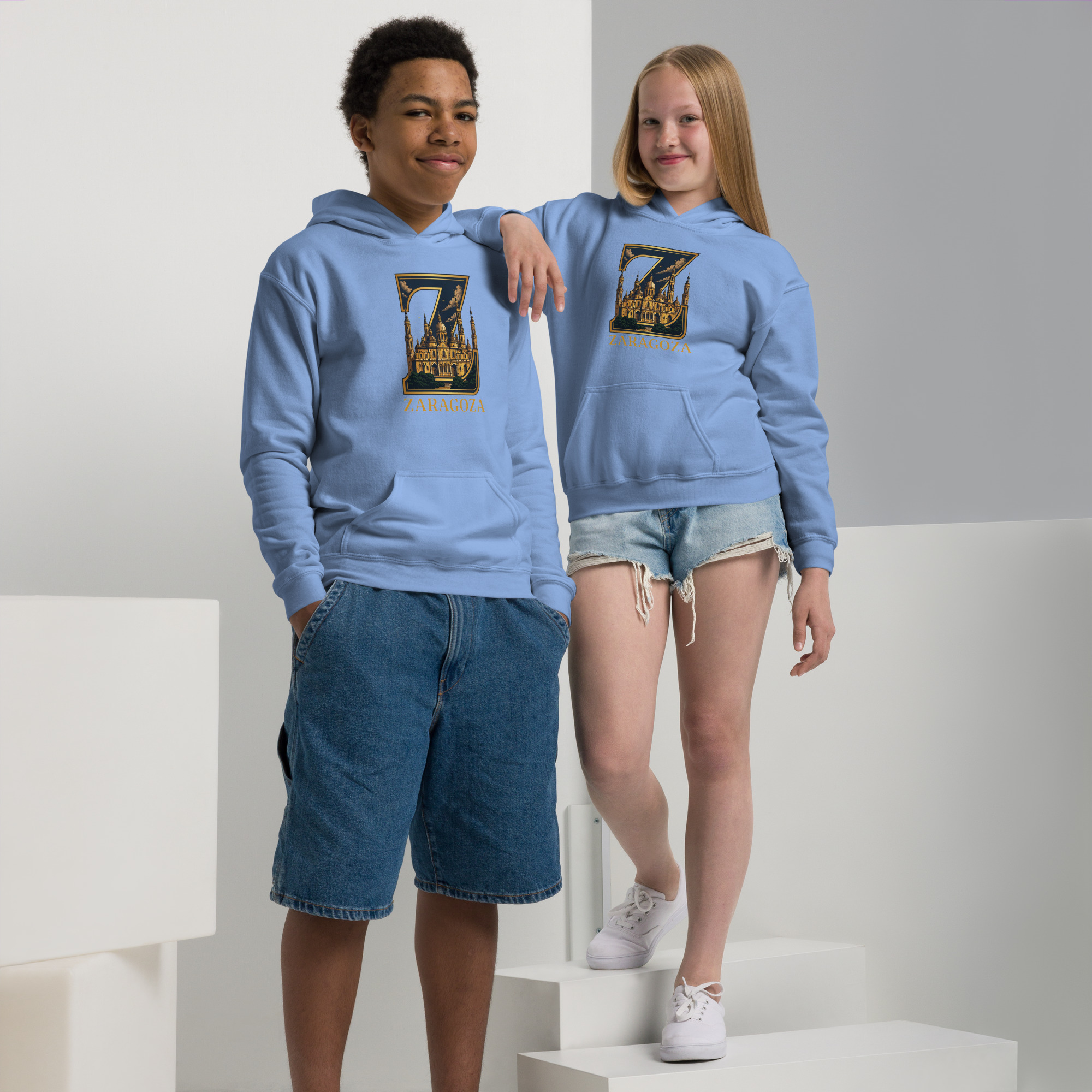 Sudadera gruesa con capucha para niño