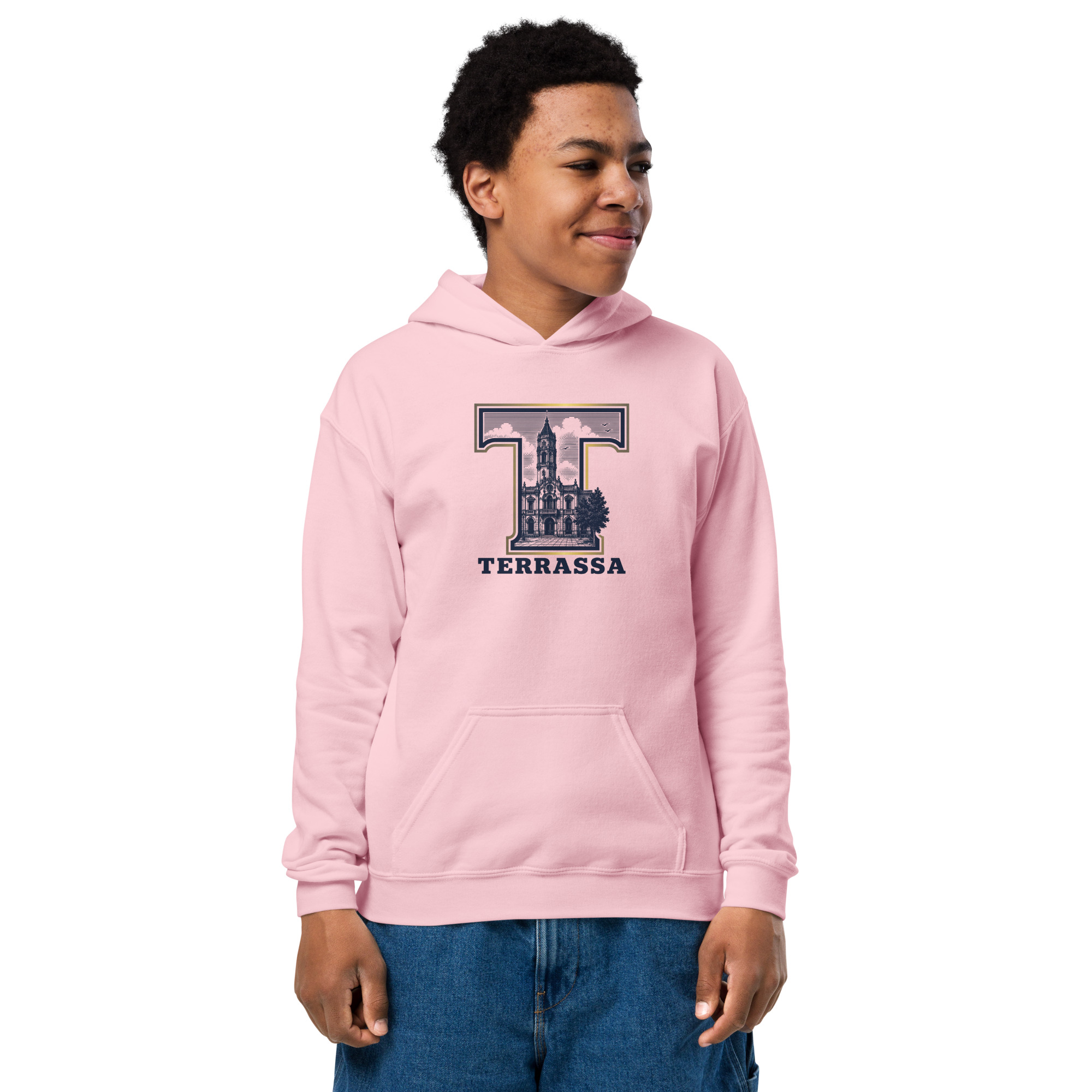 Sudadera gruesa con capucha para niño