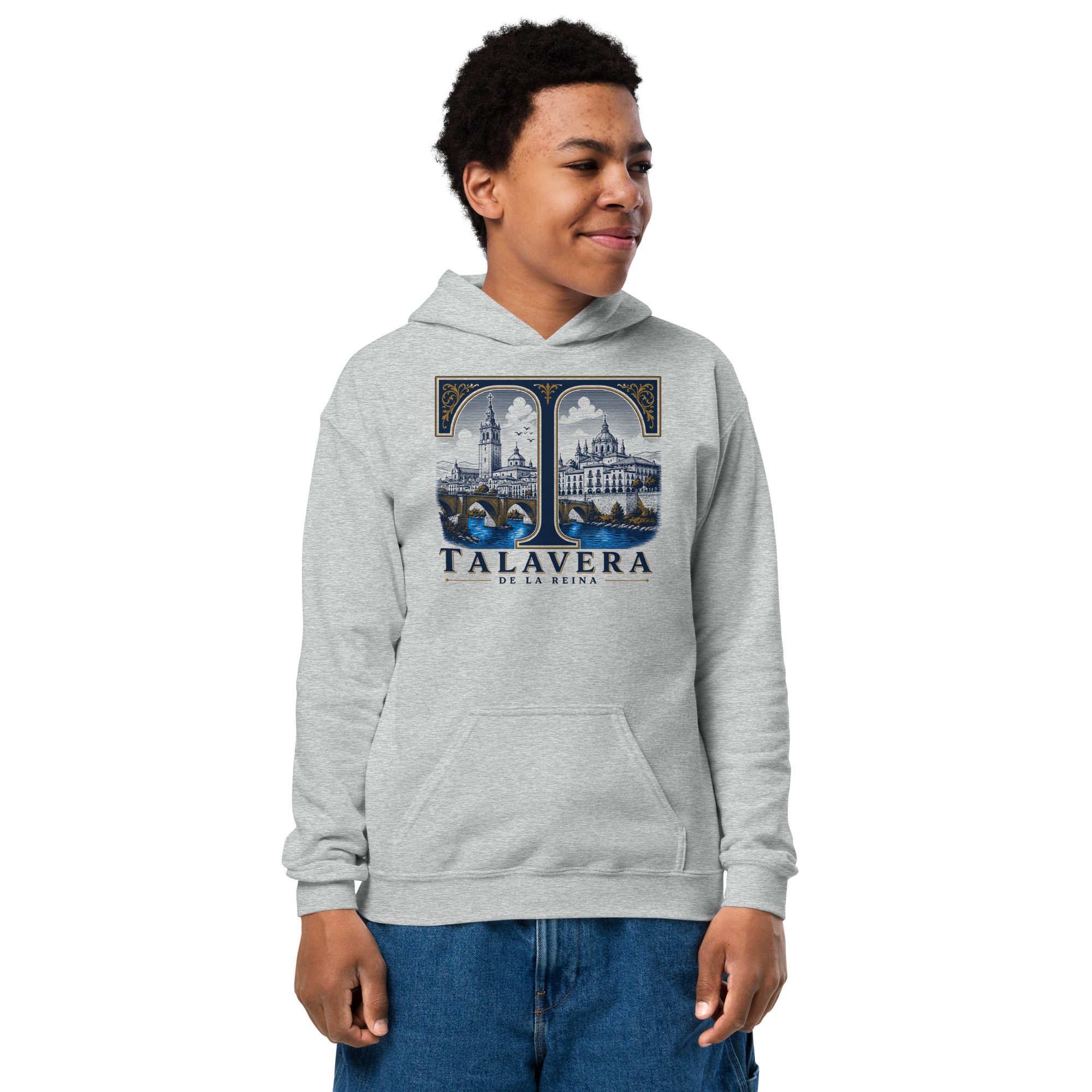 Sudadera gruesa con capucha para niño