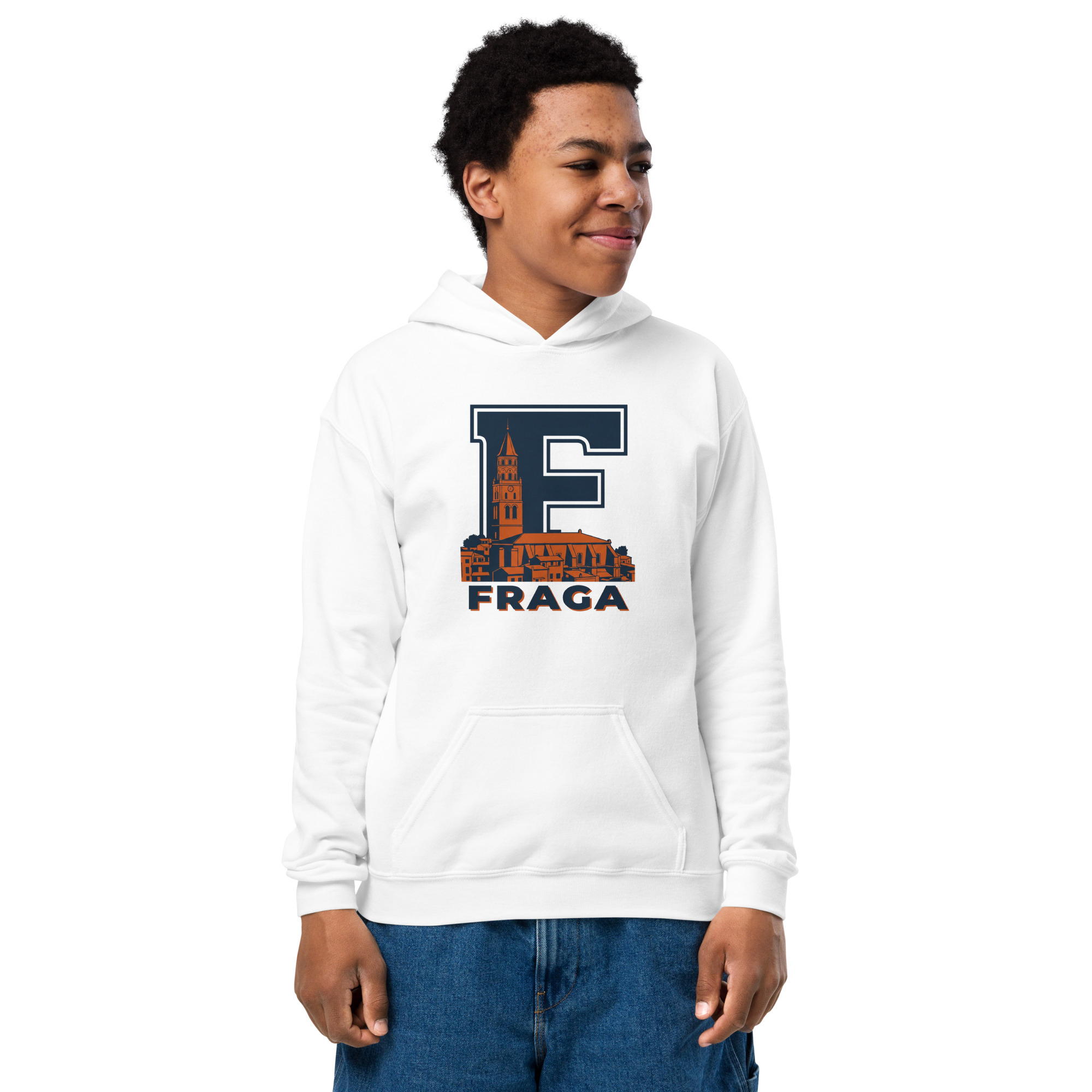 Sudadera gruesa con capucha para niño