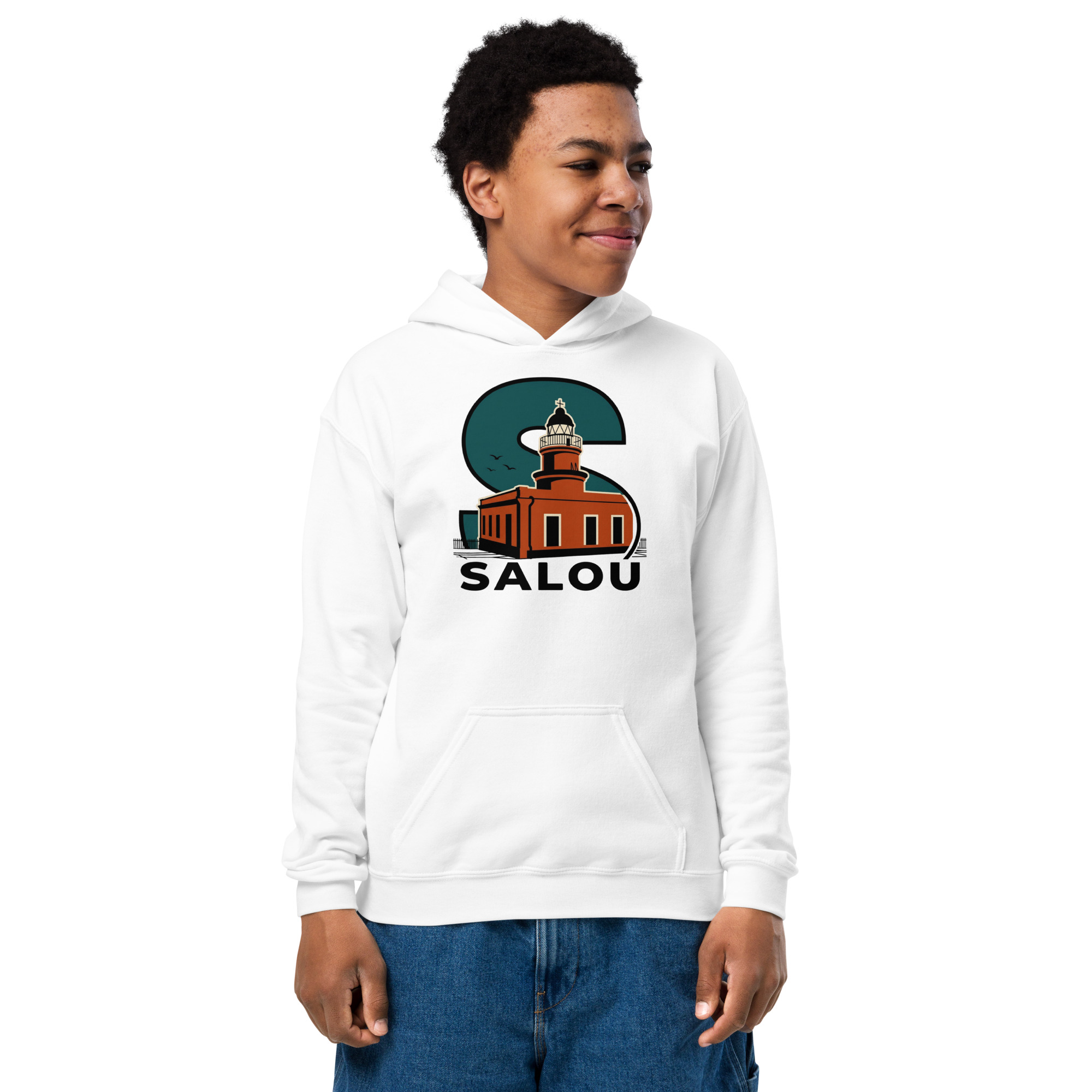 Sudadera gruesa con capucha para niño