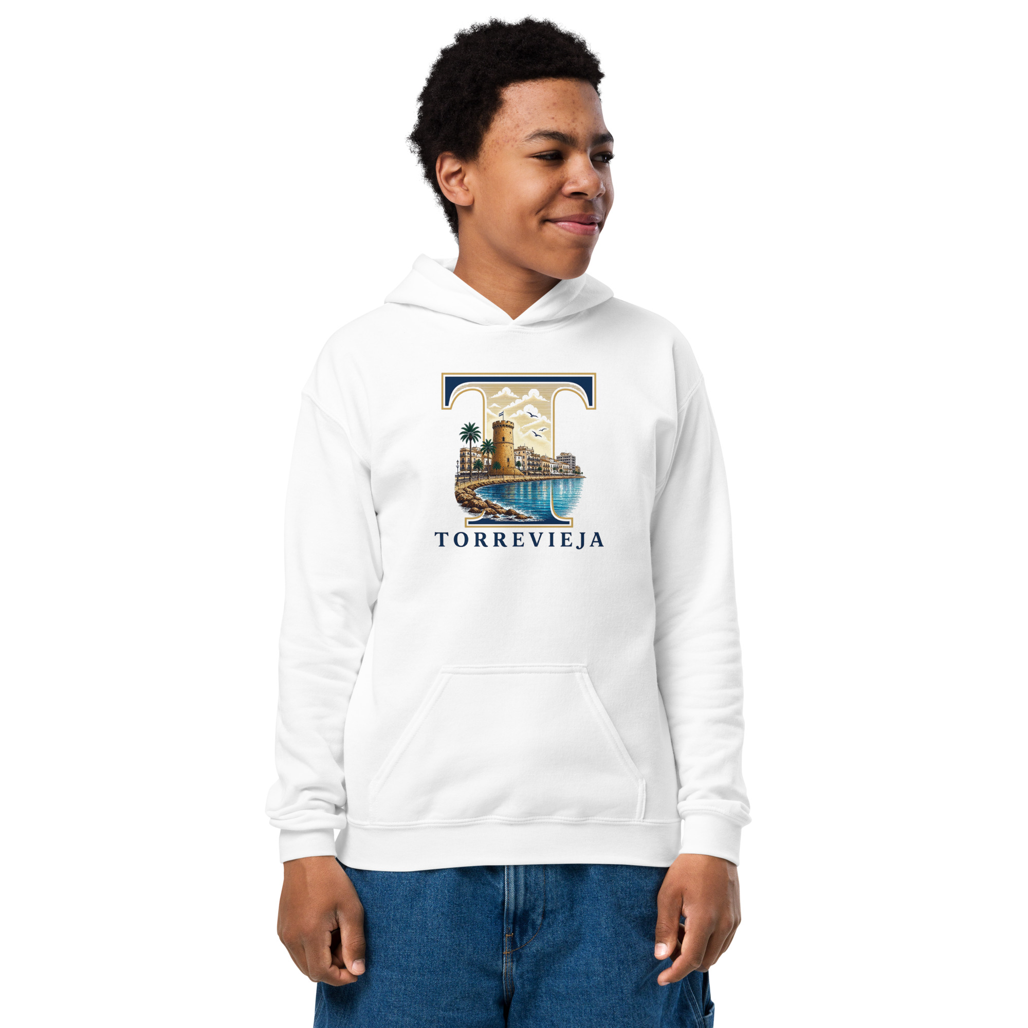 Sudadera gruesa con capucha para niño